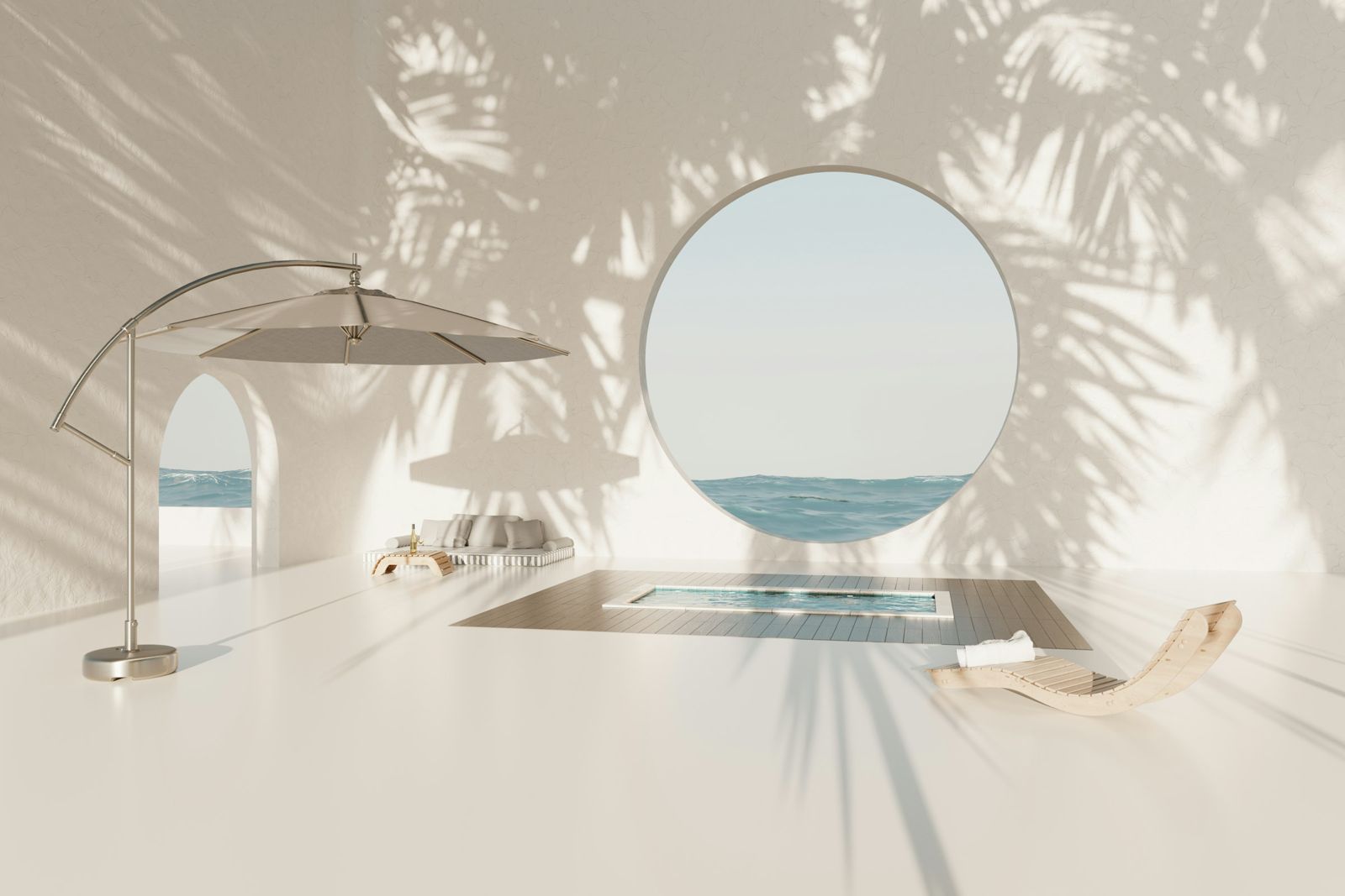 A bright, spotless treatment suite